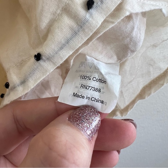 J.Crew M Embroidered Siesta Drop Waist Spaghetti Strap Mini Dress Cream - Picture 7 of 15